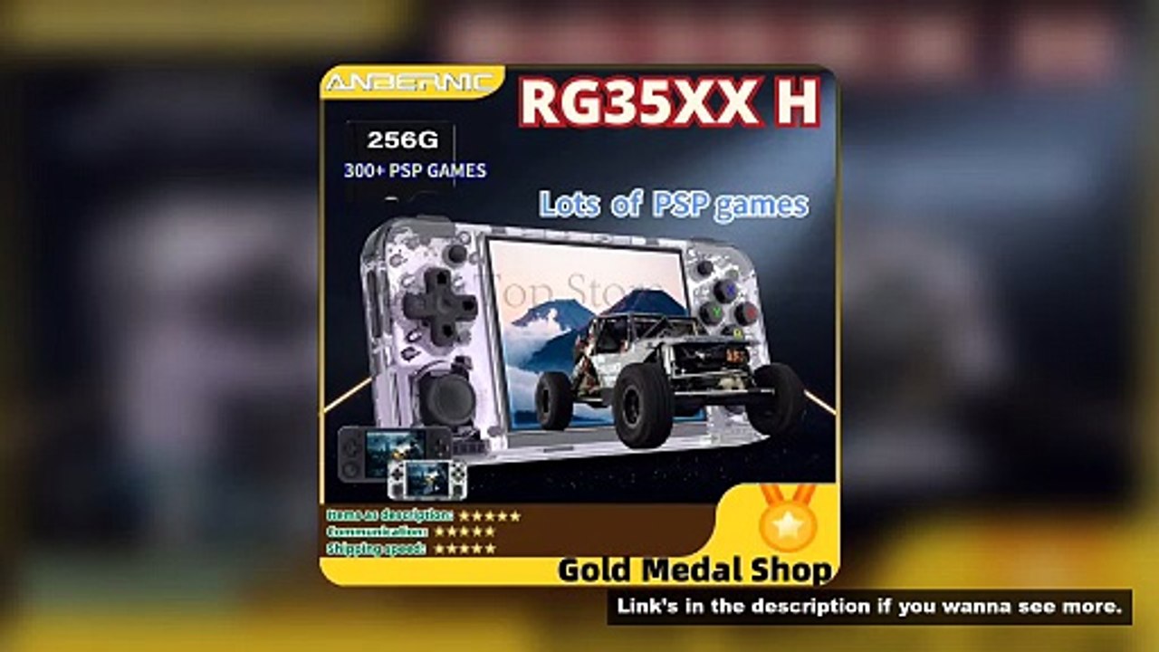 RG35XX H Handheld Game Console Built in 10000+/5000+Games 3.5Inch IPS Screen Linux System H700 64G/1
