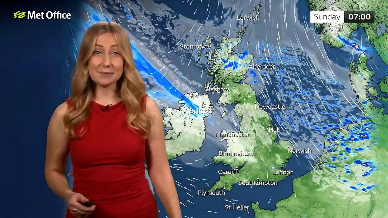 Met Office Sunday Morning Weather Forecast 14/06/2026