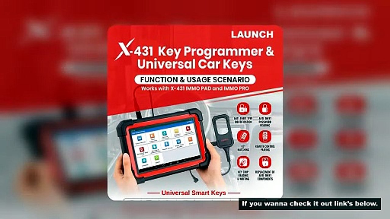 LAUNCH X-431 Car Key Programmer x 4 Keys Set Key Chip Work With X431 PAD V 5 IMMO ELITE IMMO PLUS PR