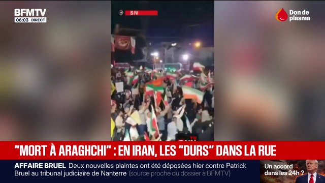 Iran: des manifestations contre le chef de la diplomatie iranienne, Abbas Araghchi