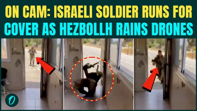 Hezbollah FPV Drone SENDS Israeli Soldier RUNNING FOR LIFE - Shocking 4-SEC Video OUT