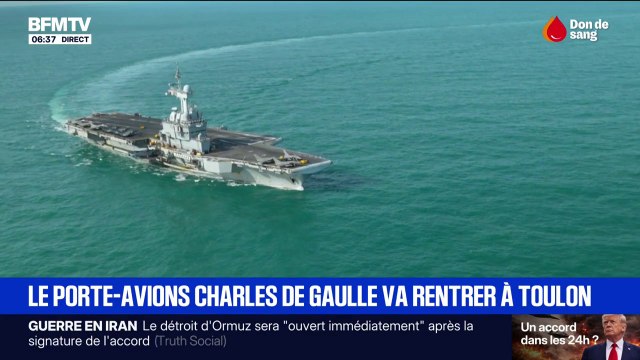 Le porte-avions Charles de Gaulle va rentrer à Toulon et sera remplacé par le porte-hélicoptères Mistral