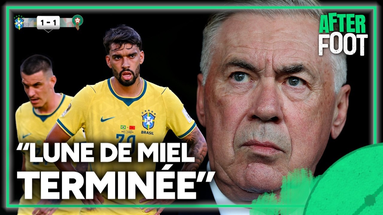 Brésil 1-1 Maroc : "La lune de miel avec Ancelotti est terminée" confie un journaliste brésilien