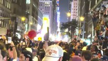 Knicks title celebration