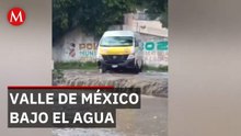 Inundaciones catastróficas paralizan Valle de México: Periférico Norte y Mexibús suspendidos