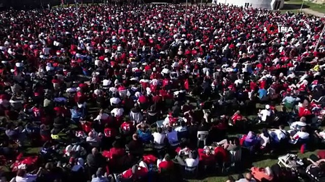Tarihi Yedikule Hisarı’nda milli maç coşkusu | Ajansspor | IHA