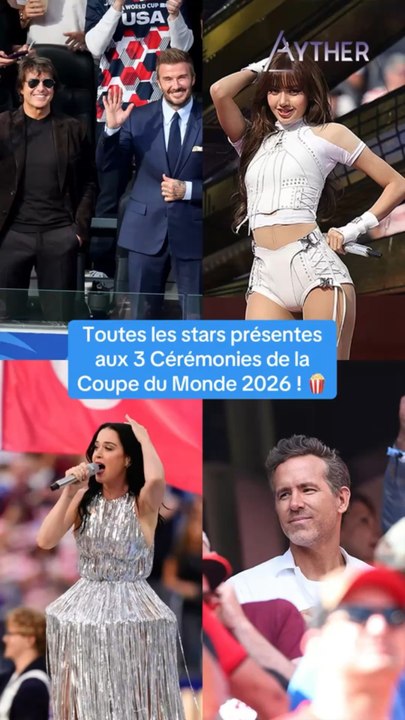 Toutes les stars présentes aux Cérémonie de la Coupe du Monde 2026 ! #foot #worldcup2026 #football