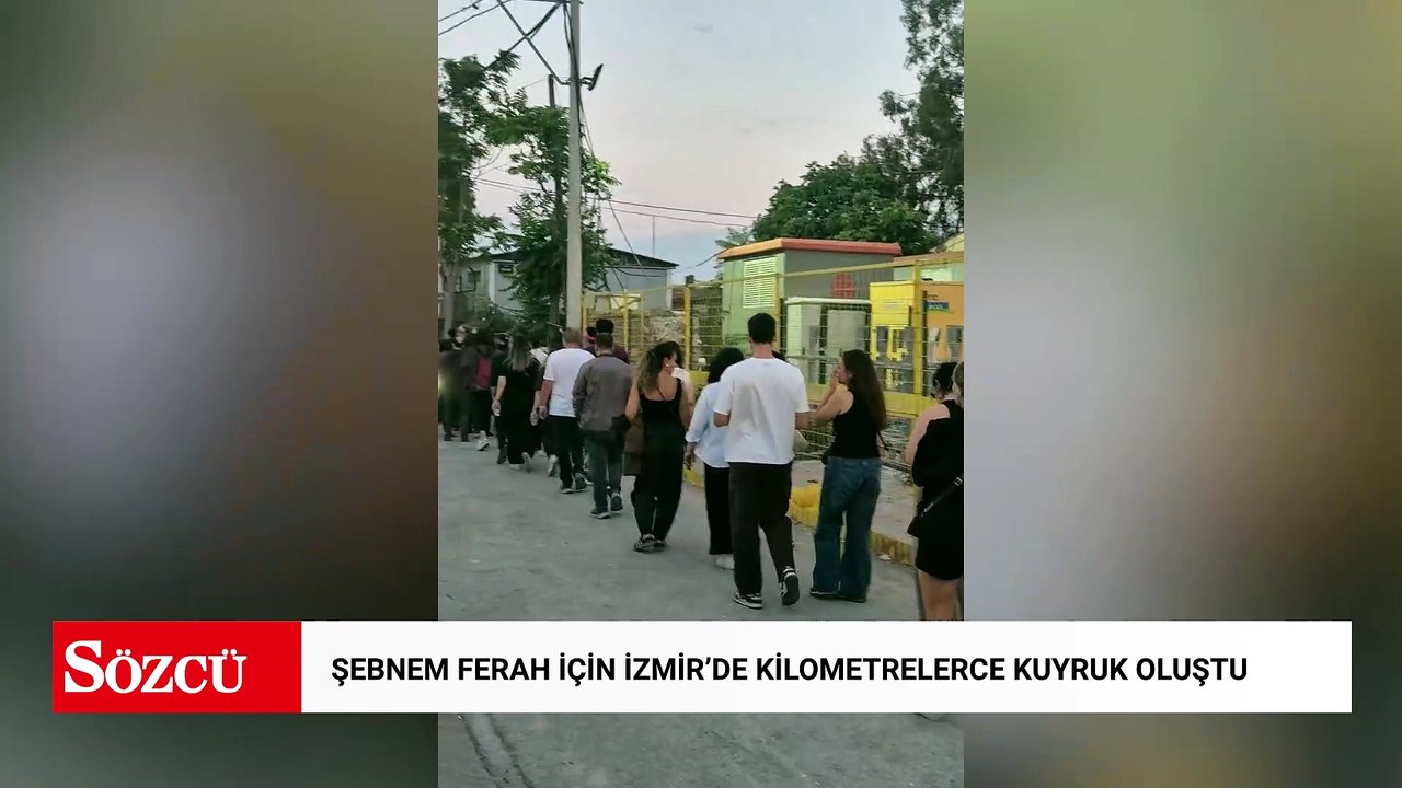 Şebnem Ferah için İzmir'de kilometrelerce kuyruk oluştu: Yollar kilitlendi