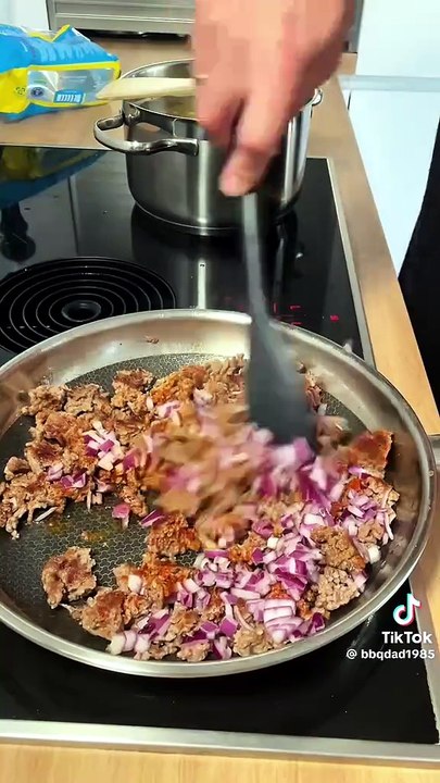 Käse hackfleisch-lauch-suppe