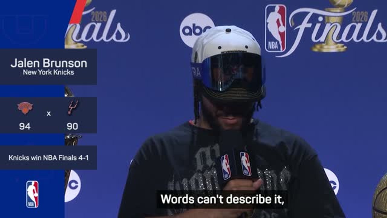 Finals MVP Brunson lost for words as Knicks win NBA Championship