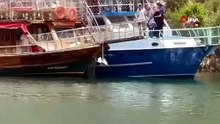 Turist teknesinde faciaya jandarma ekipleri engel oldu