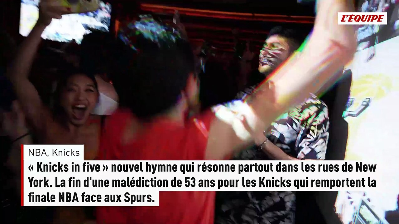 New York explose de joie après la victoire des Knicks en NBA - Basket - NBA