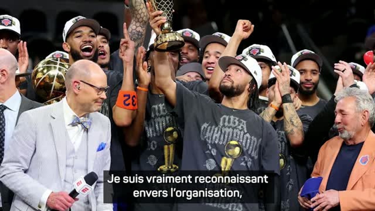 Knicks - Brunson savoure son sacre et le titre de MVP