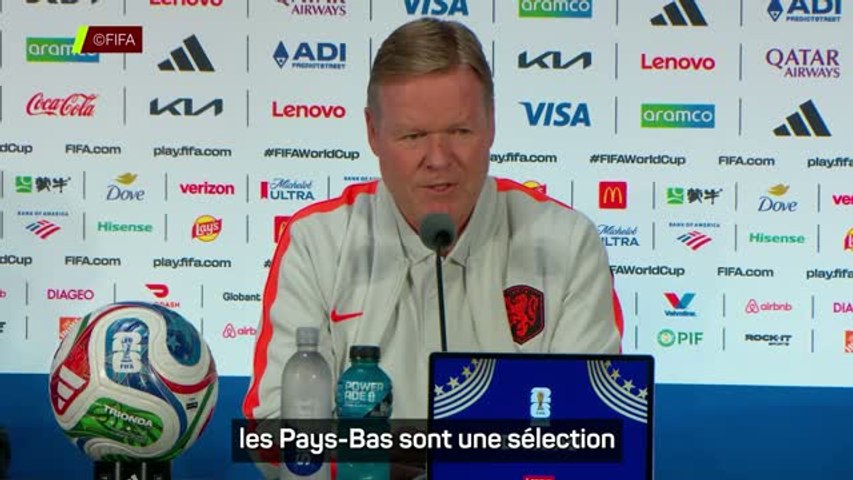 Ronald Koeman assume la pression avant l'entrée en lice face au Japon