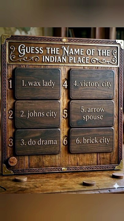 Quiz guess the indian cities /states