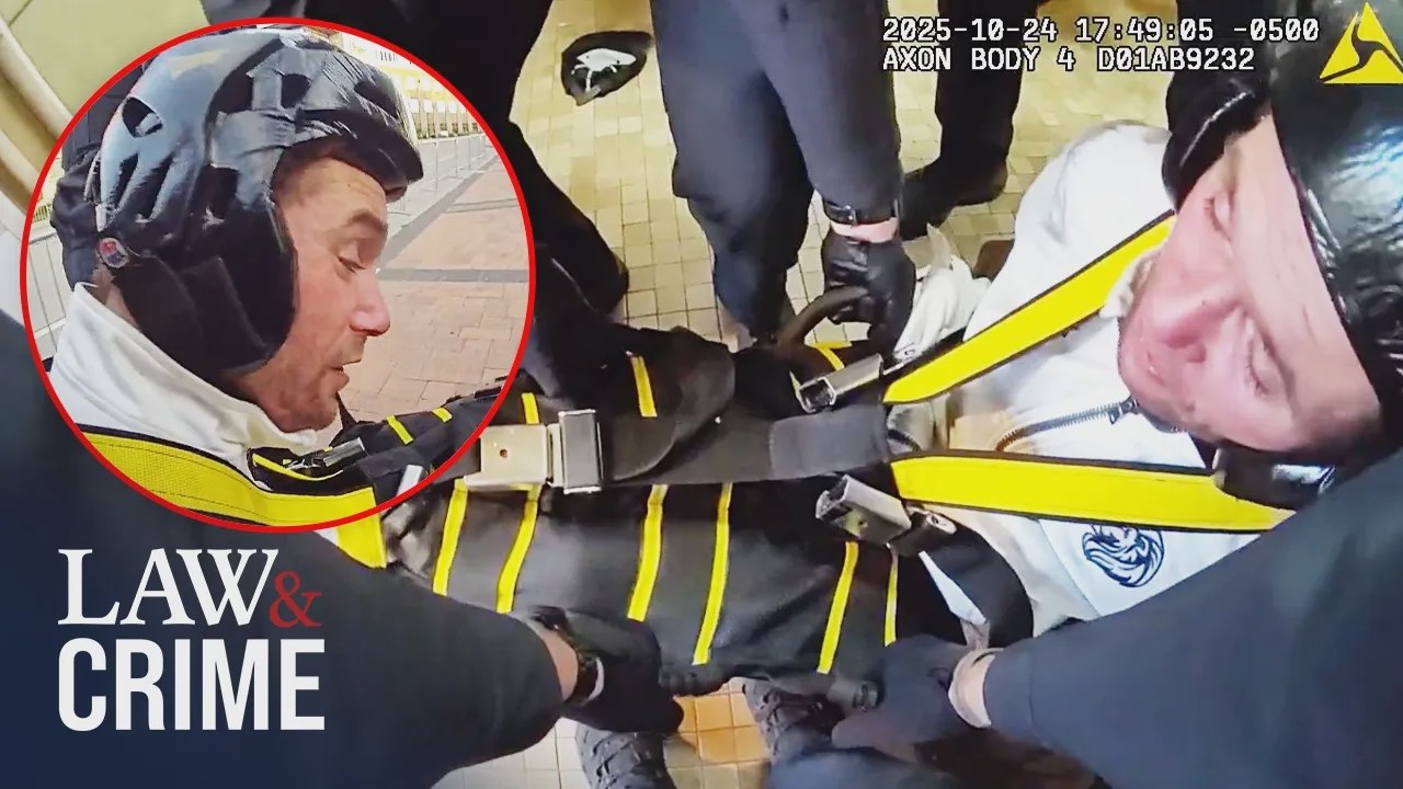 5 suspects déchaînés maîtrisés de façon spectaculaire : images de caméras-piétons