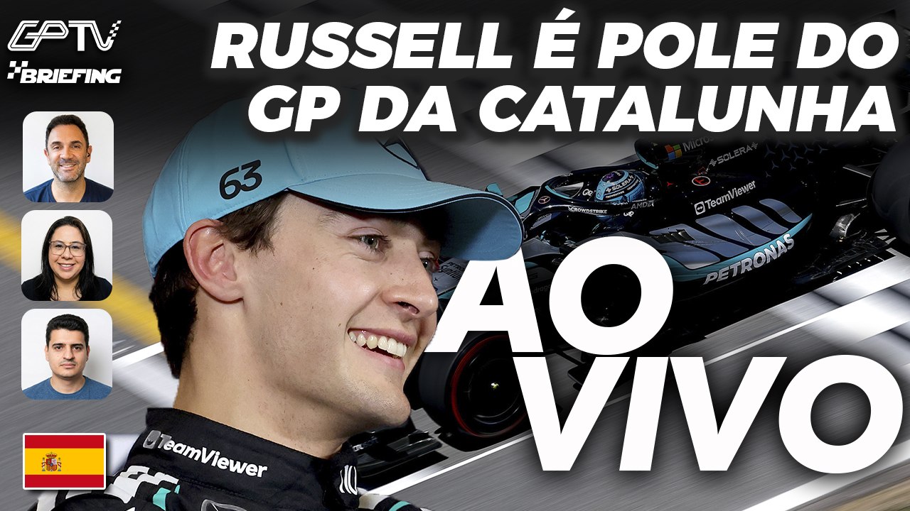 F1 2026 EM BARCELONA: RUSSELL POLE: VEJA GRID [Briefing da Copa + narração grande premio]
