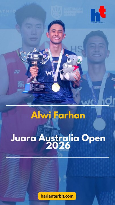 Alwi FarhanJuara Australia Open 2026