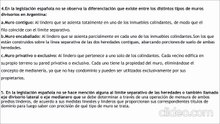 LA MEDIANERÍA SEGÚN ESPAÑA Y ARGENTINA