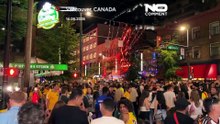 Avustralya'nın Dünya Kupası galibiyetiyle Vancouver yeşil ve altın sarısına büründü
