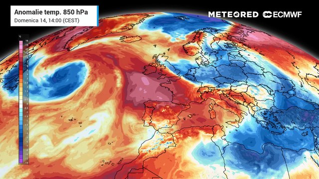 Forte caldo in Europa nella settimana che inizia lunedì 15 giugno 2026