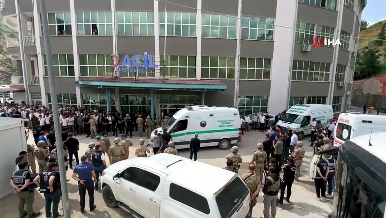 Hakkari'deki 4 kişinin cenazeleri Van’a gönderildi