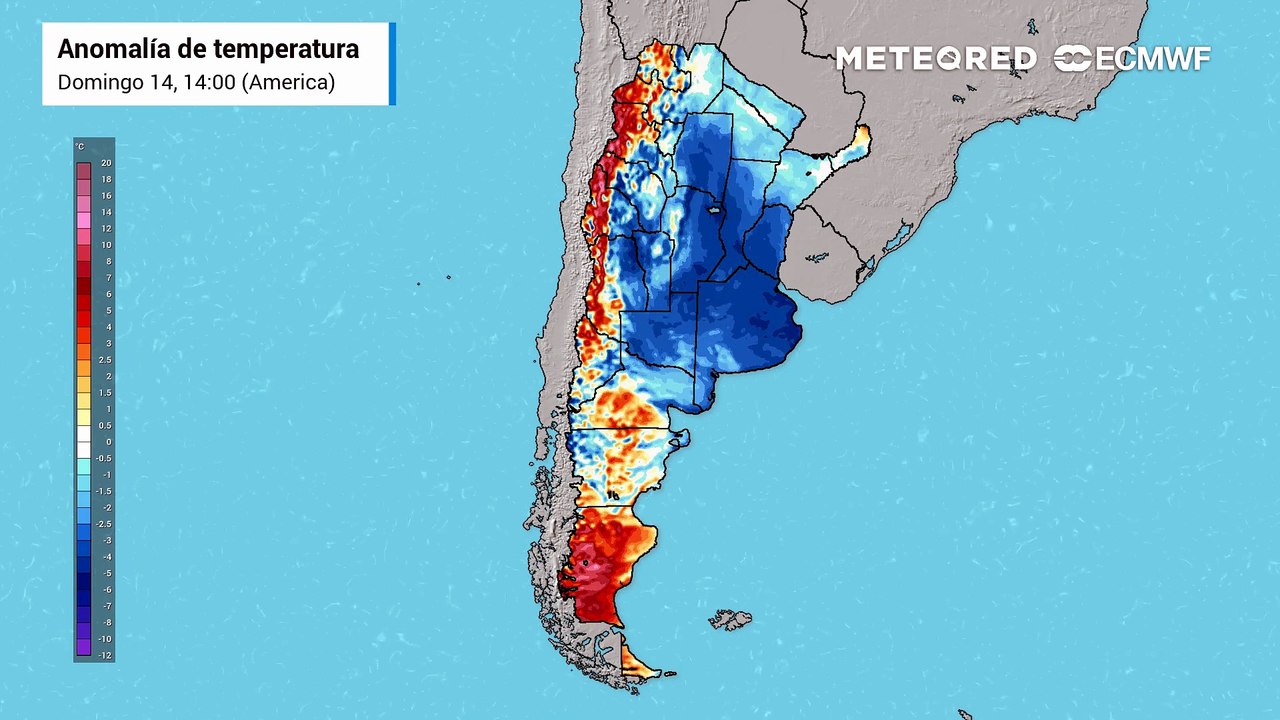 Anomalías de temperatura