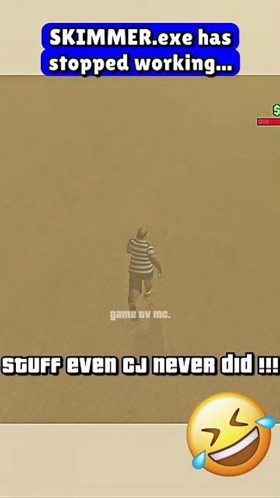 GTA San Andreas Funny Moment – SKIMMER.EXE has Glitched Out...😂💀🔥 . My Friend - Why did u buy a PC & not a CONSOLE ??? 🤣⚡️(Part 433)