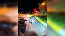 İstanbul'da korkunç kaza kamerada! Otomobil bir anda alev topuna döndü!