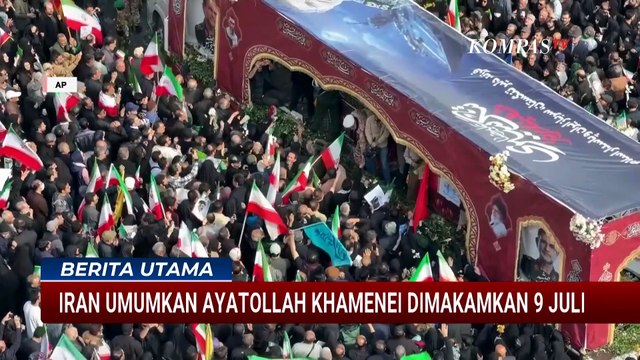 Prosesi Pemakaman Pemimpin Iran Ayatollah Ali Khamenei Digelar Juli di Mashhad | BERUT