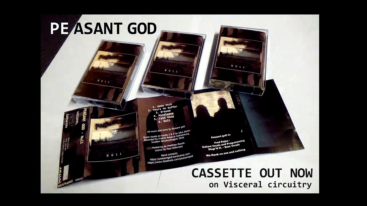 PEASANT GOD (Swe/ Uk) Null Demo tape (Industrial doom, sludge, old school