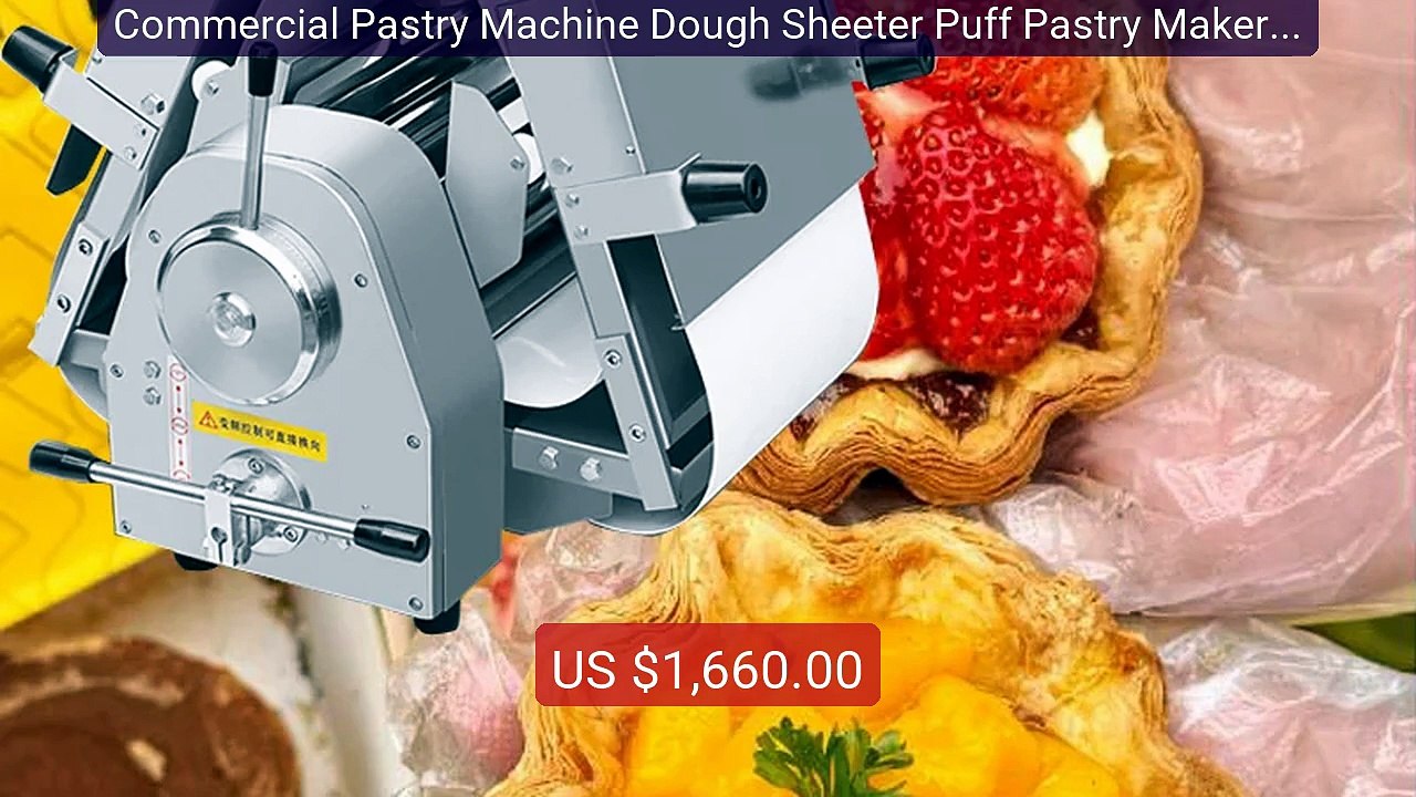 Commercial Pastry Machine Dough Sheeter Puff Pastry Maker Sta... -- Amazing Value 2026 | Must Have!