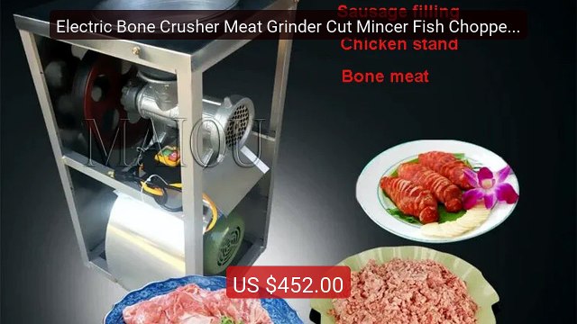 Electric Bone Crusher Meat Grinder Cut Mincer Fish Chopper Food Pro... Top Rated 2026 | Buy Now!