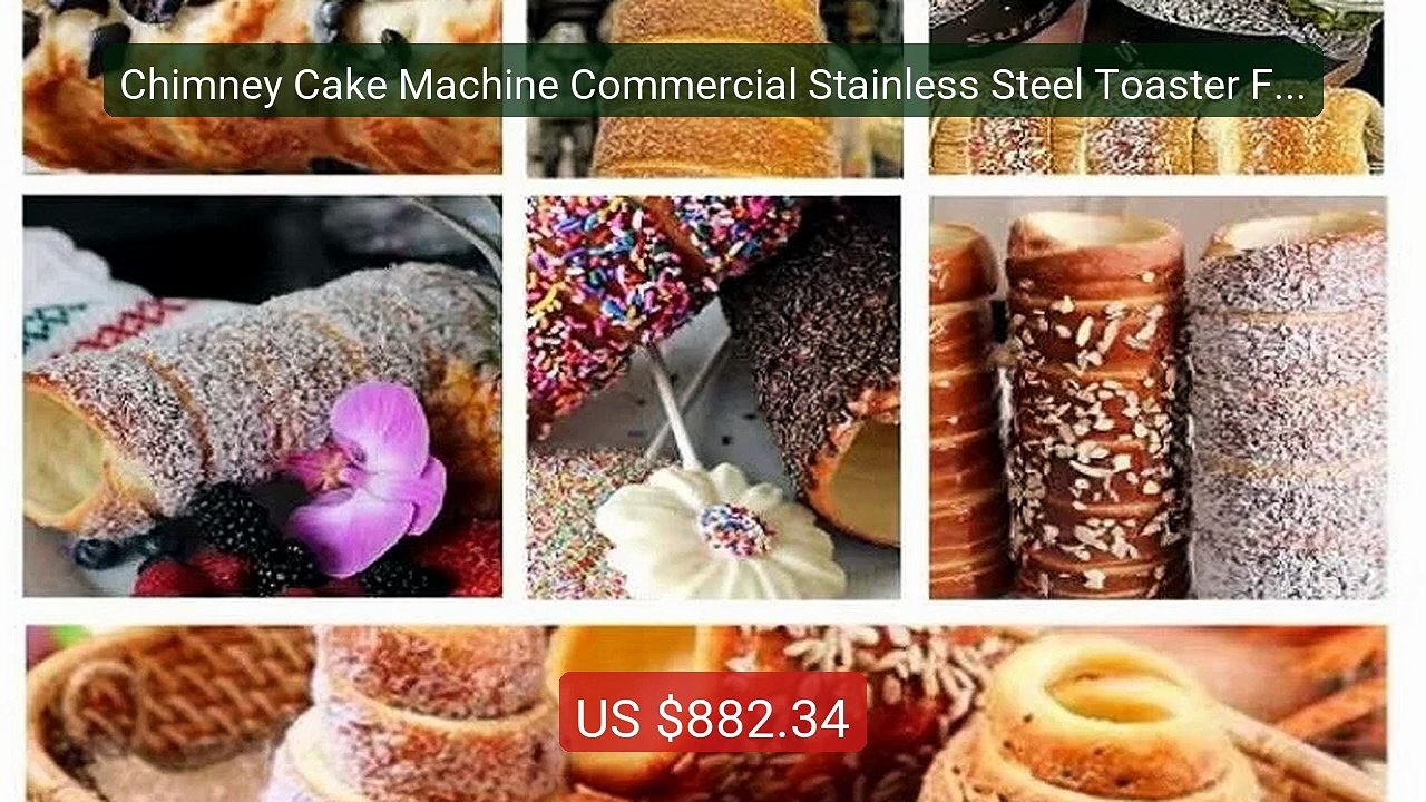 Chimney Cake Machine Commercial Stainless Steel Toaster Food P... -- Best Buy 2026 | Great Quality!