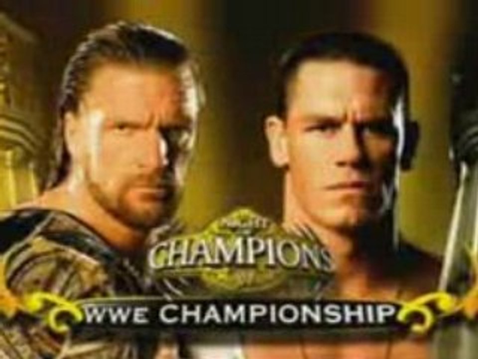 Night of Champions 2008 John Cena vs Triple H