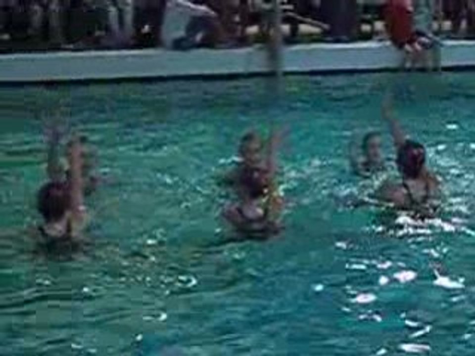 Gala de natation synchronisée sur boulogne