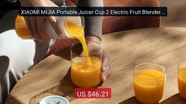 XIAOMI MIJIA Portable Juicer Cup 2 Electric Fruit Blender Machine O... Top Rated 2026 | Buy Now!