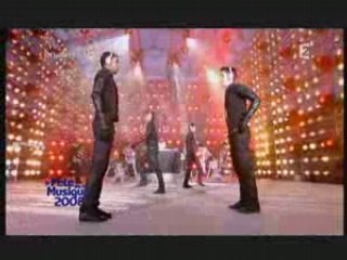 Lorie et Mathieu Bouthier à la fête de la musique