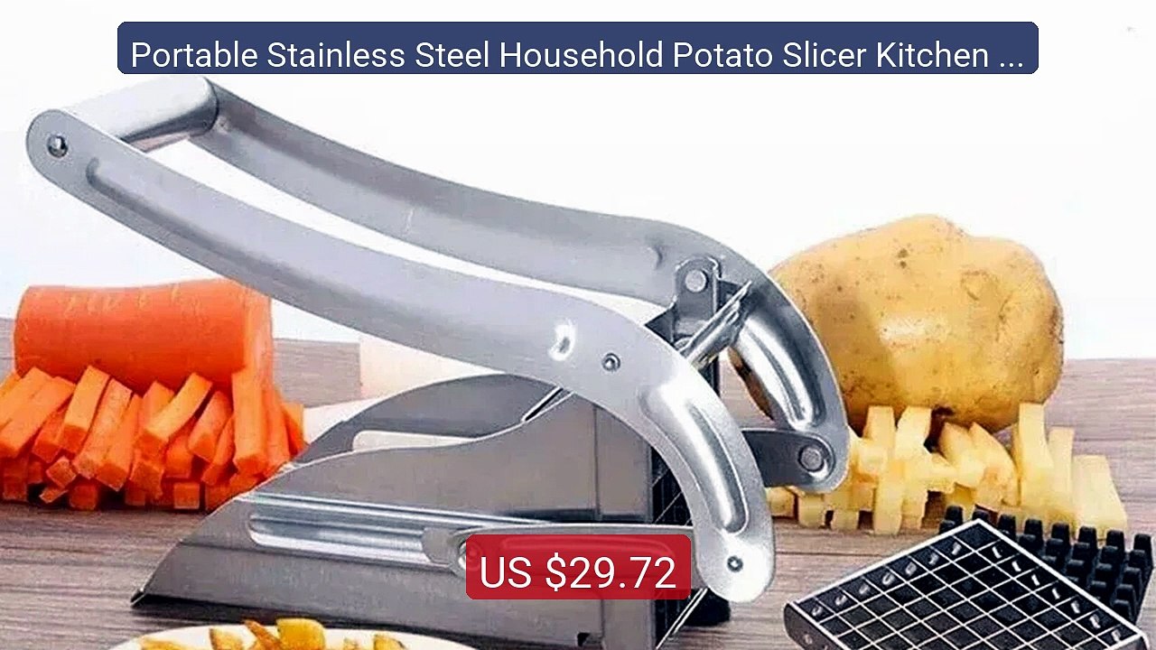 Portable Stainless Steel Household Potato Slicer Kitchen Food Proce... -- Top Rated 2026 | Buy Now!