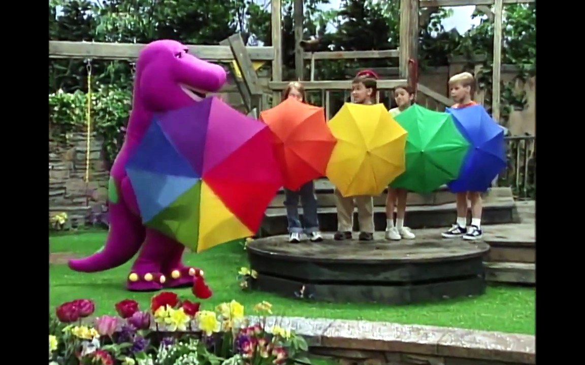 PBS Kids Barney And Friends The Rainbow Song...mp4