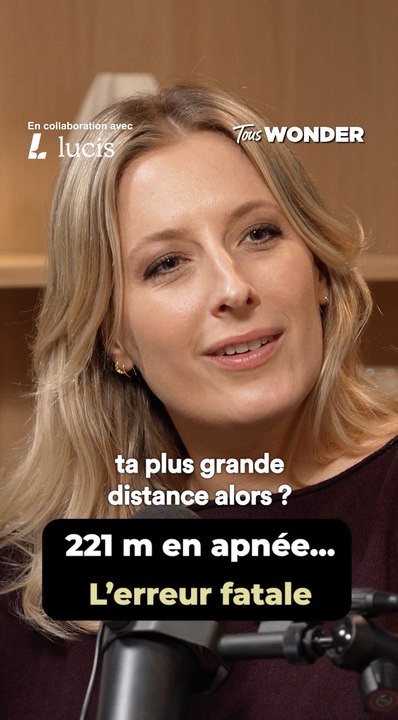 “221 mètres sous l’eau… en une seule apnée.”