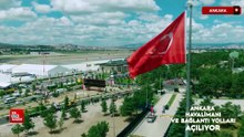Cumhurbaşkanı Erdoğan’ı taşıyan uçak yeni havalimanına indi