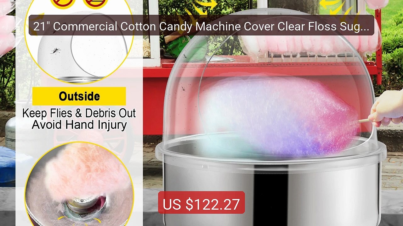 21" Commercial Cotton Candy Machine Cover Clear Floss Sugar Maker ... -- Best Deal 2026 | Shop Now!