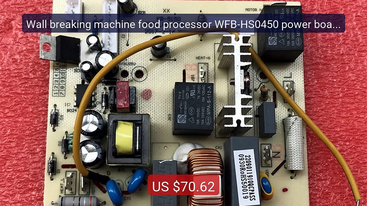 Wall breaking machine food processor WFB-HS0450 power board BE... -- Best Buy 2026 | Great Quality!