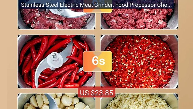 Stainless Steel Electric Meat Grinder, Food Processor Chopper, Kitc... Top Rated 2026 | Buy Now!