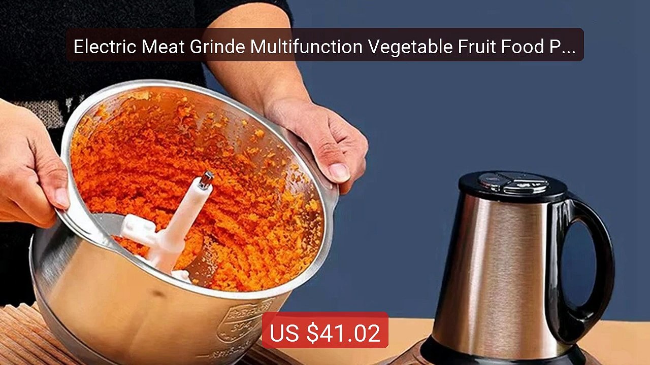 Electric Meat Grinde Multifunction Vegetable Fruit Food Proces... -- Best Buy 2026 | Great Quality!