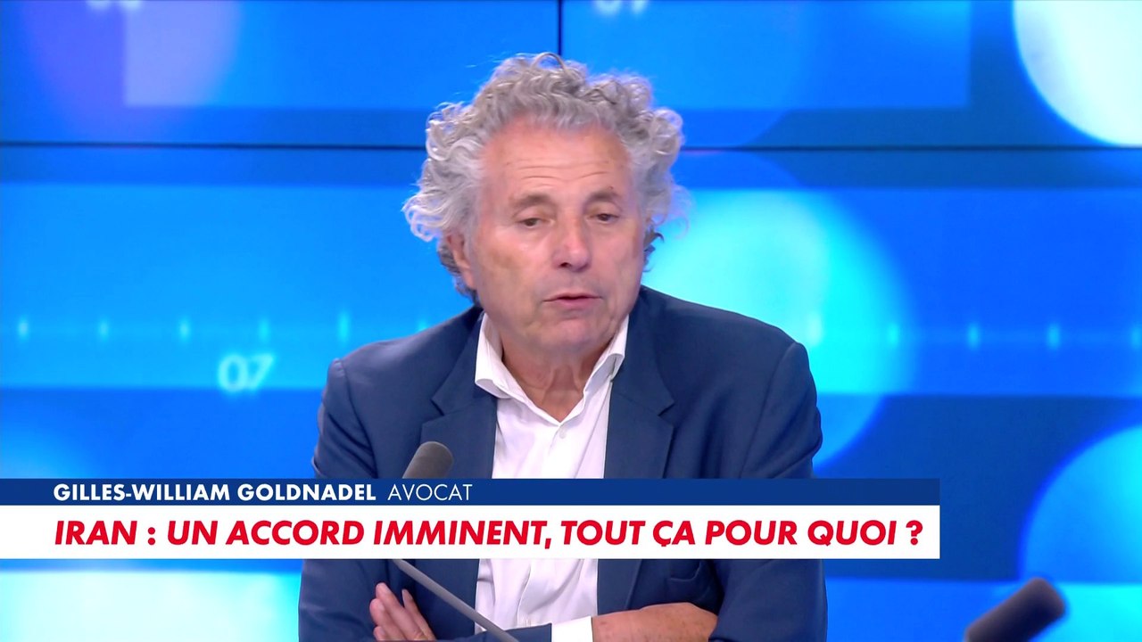 «Si l’accord est signé, il va ressembler à une capitulation», s’inquiète Gilles-William Goldnadel