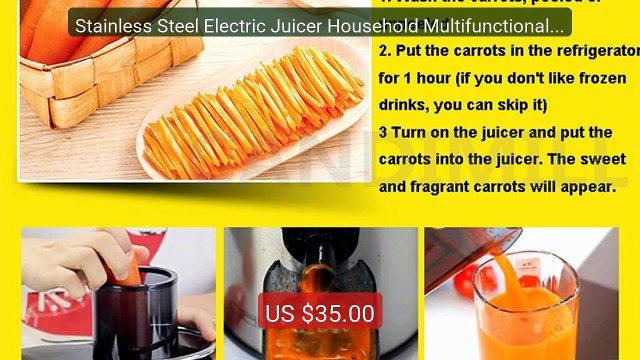 Stainless Steel Electric Juicer Household Multifunctional Fruit Ju... Best Deal 2026 | Shop Now!