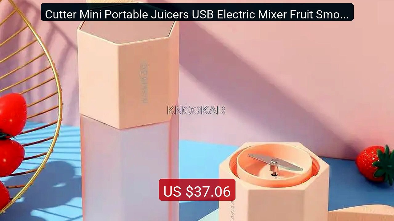 Cutter Mini Portable Juicers USB Electric Mixer Fruit Smoothie... -- Best Buy 2026 | Great Quality!
