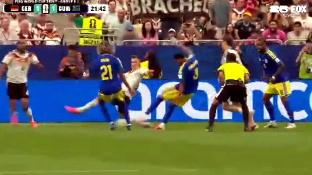 Germany vs curacao  1-1 first half